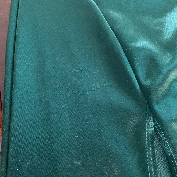 Forest Green Maxi One Shoulder Dress - Picture 8 of 13